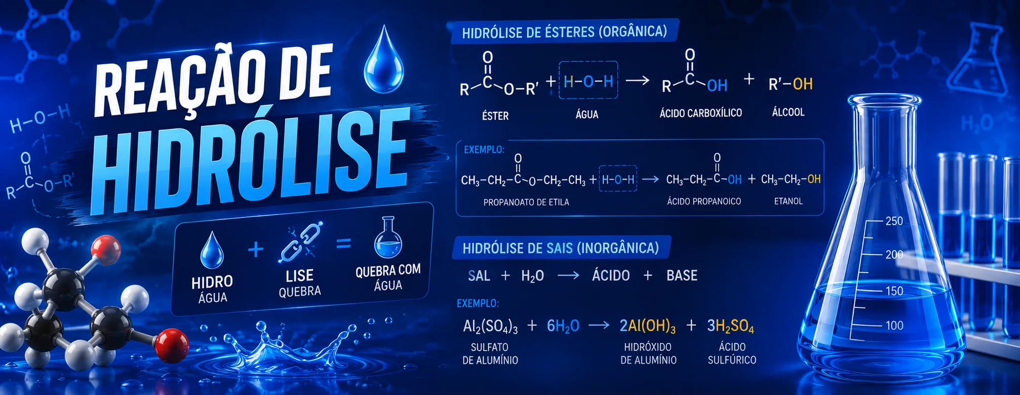 Reação de Hidrólise