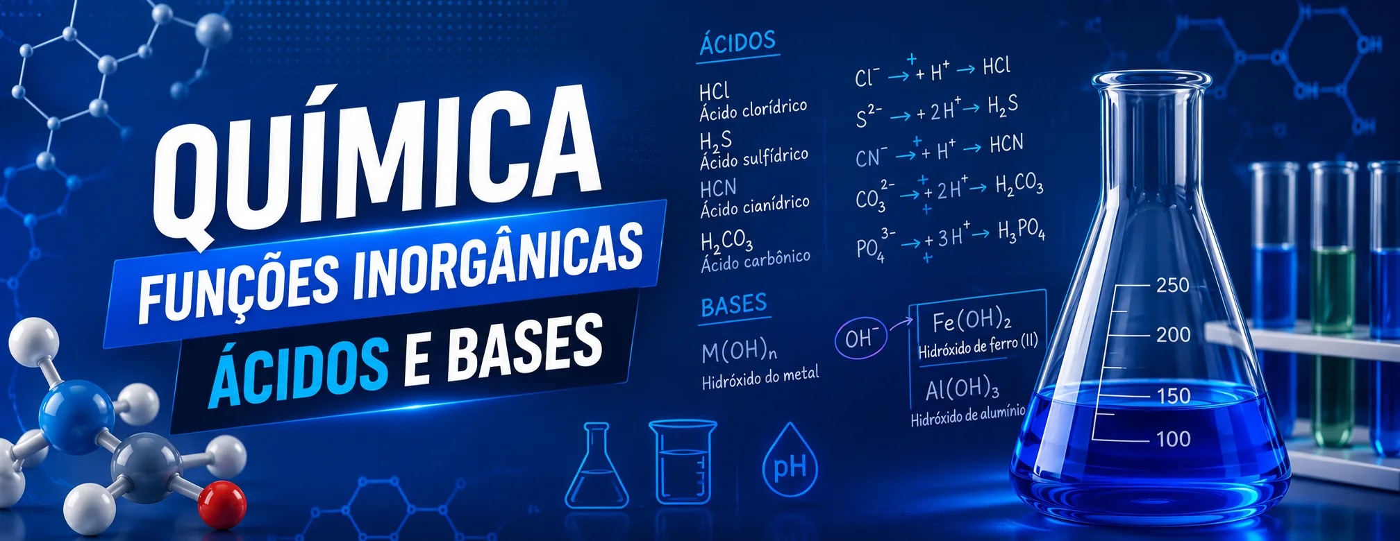 Química - Funções Inorgânicas - Ácidos e Bases