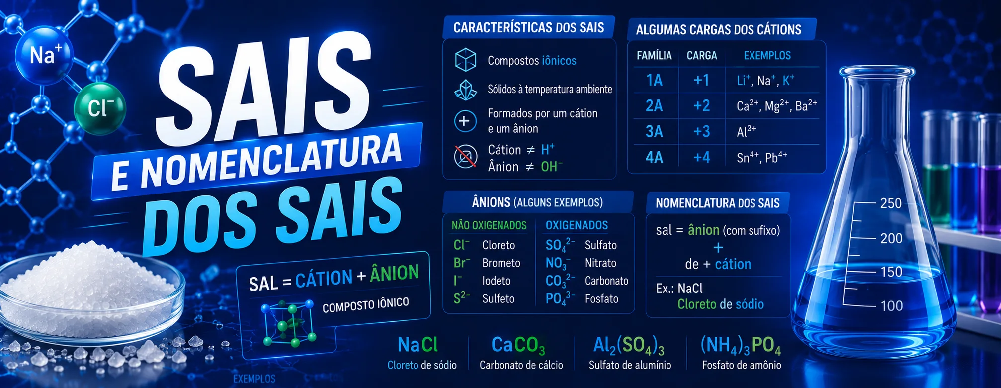 Sais e Nomenclatura dos Sais